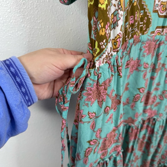 Matilda Jane Down To Earth Boho Midi Dress Size Large - Picture 5 of 7